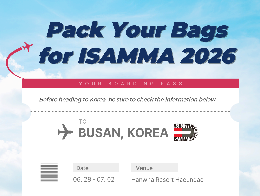 Pack Your Bags for ISAMMA 2026 Boarding Pass
